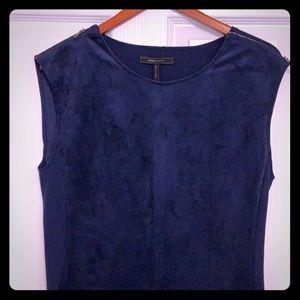 BCBG dark blue shell mid dress